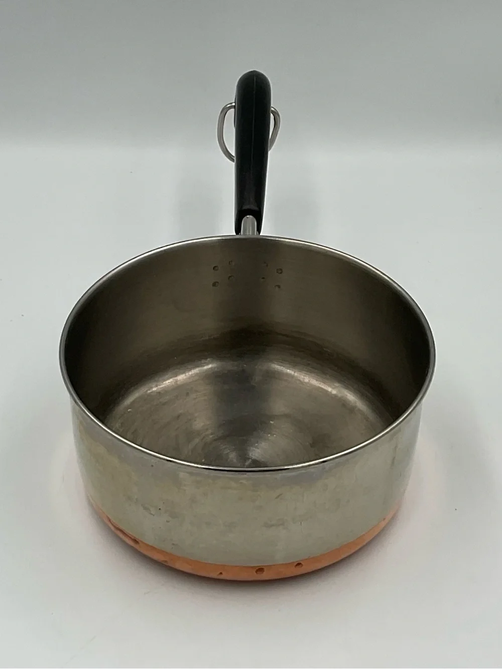 Vintage 1qt 1801 Revere Ware Copper-clad Stainless Steel Saucepan -No Lid